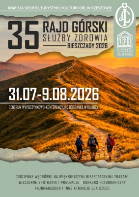 Rajd Górski Służby Zdrowia „Bieszczady 2026”